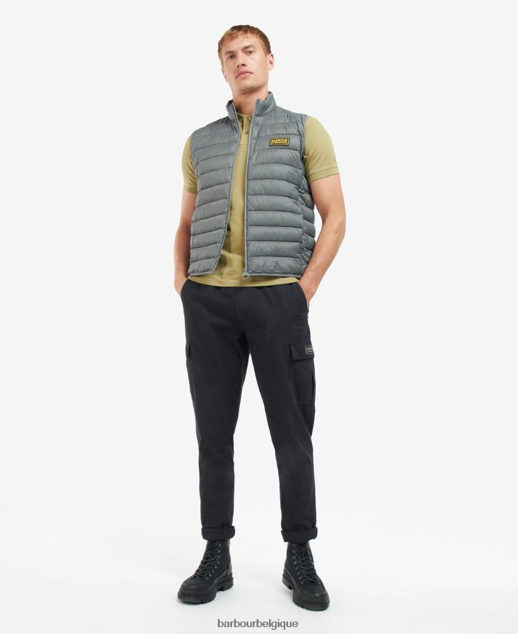 vêtements Barbour gilet en roseau racer poudre bleue Hommes T2L6ZP248