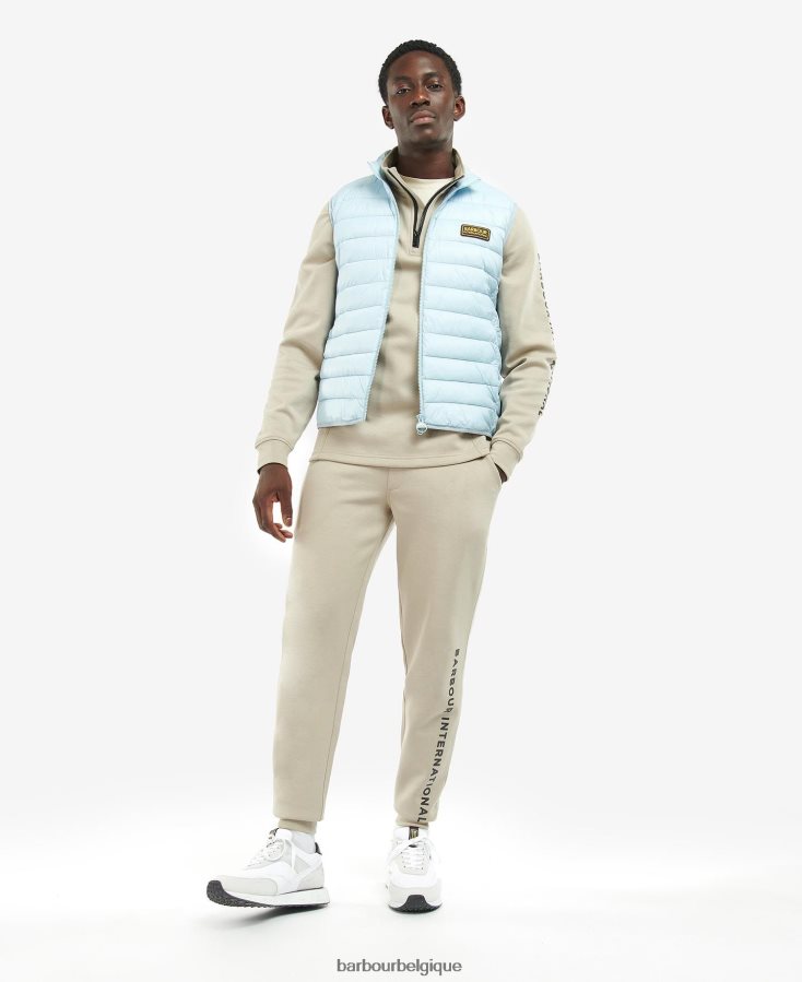 vêtements Barbour gilet en roseau racer poudre bleue Hommes T2L6ZP253