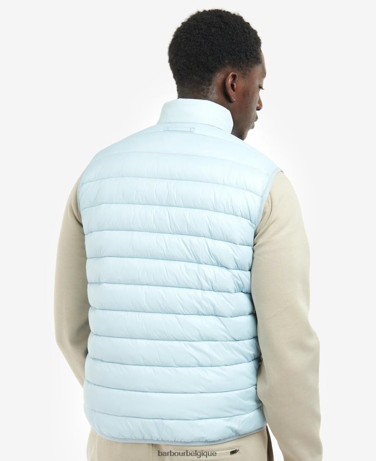 vêtements Barbour gilet en roseau racer poudre bleue Hommes T2L6ZP253