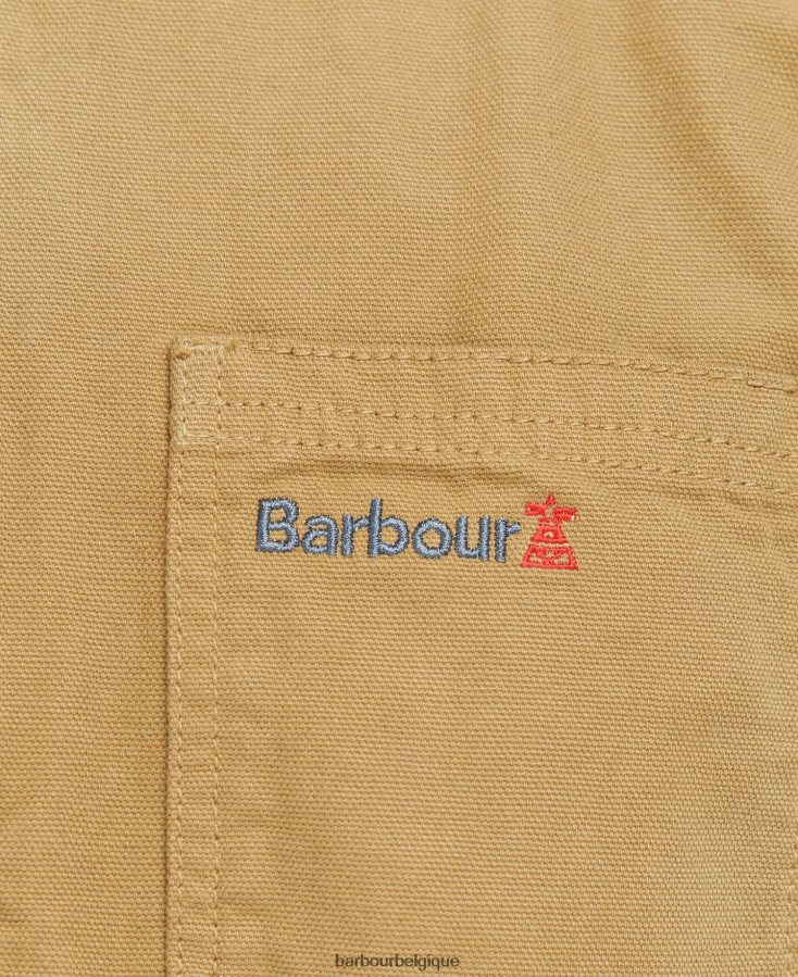 vêtements Barbour gilet en étain marron militaire Hommes T2L6ZP236