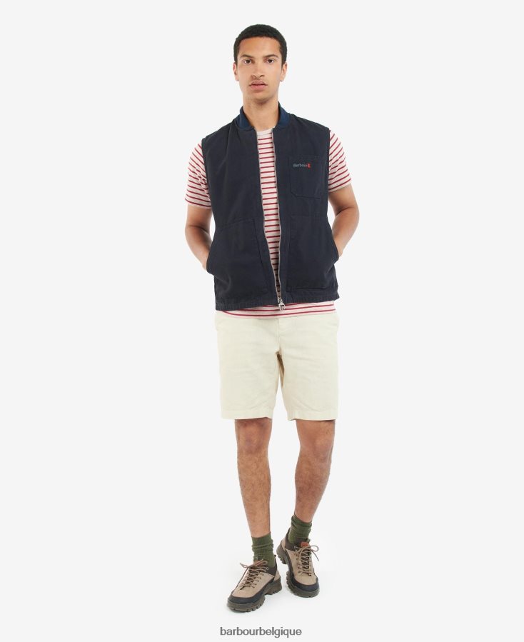 vêtements Barbour gilet en étain marron militaire Hommes T2L6ZP280