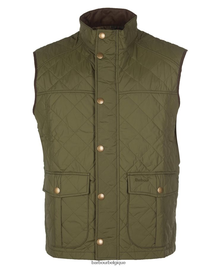 vêtements Barbour gilet explorateur mi olive Hommes T2L6ZP223