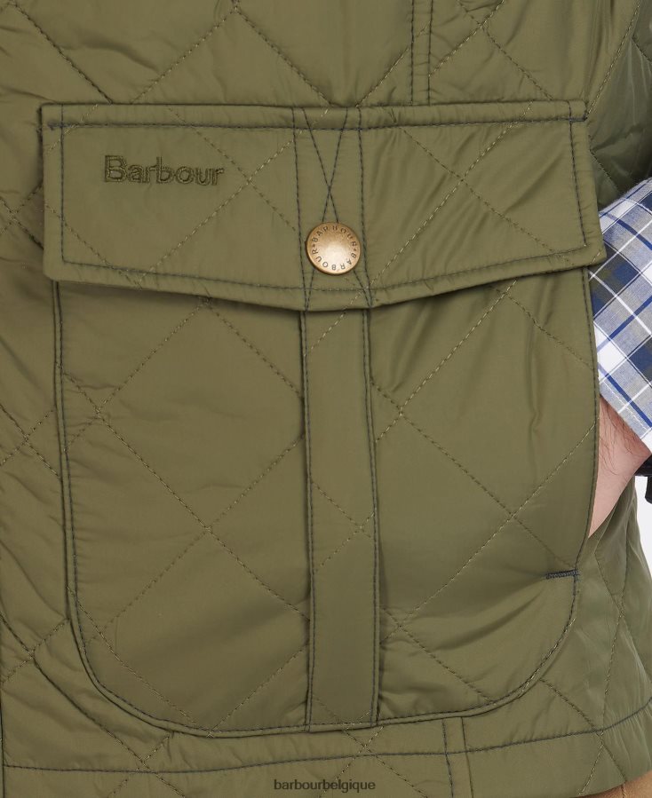 vêtements Barbour gilet explorateur mi olive Hommes T2L6ZP223