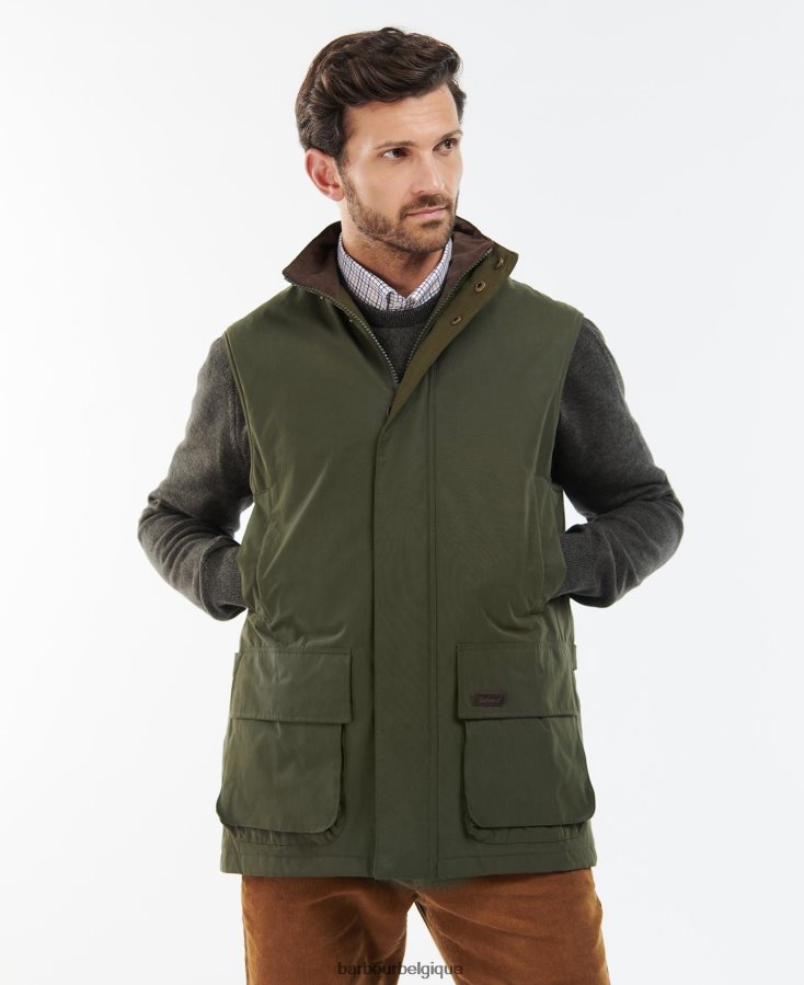 vêtements Barbour gilet farringdon olive Hommes T2L6ZP230