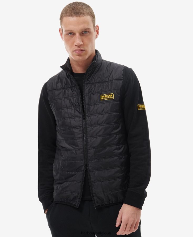 vêtements Barbour gilet ionique noir classique Hommes T2L6ZP260