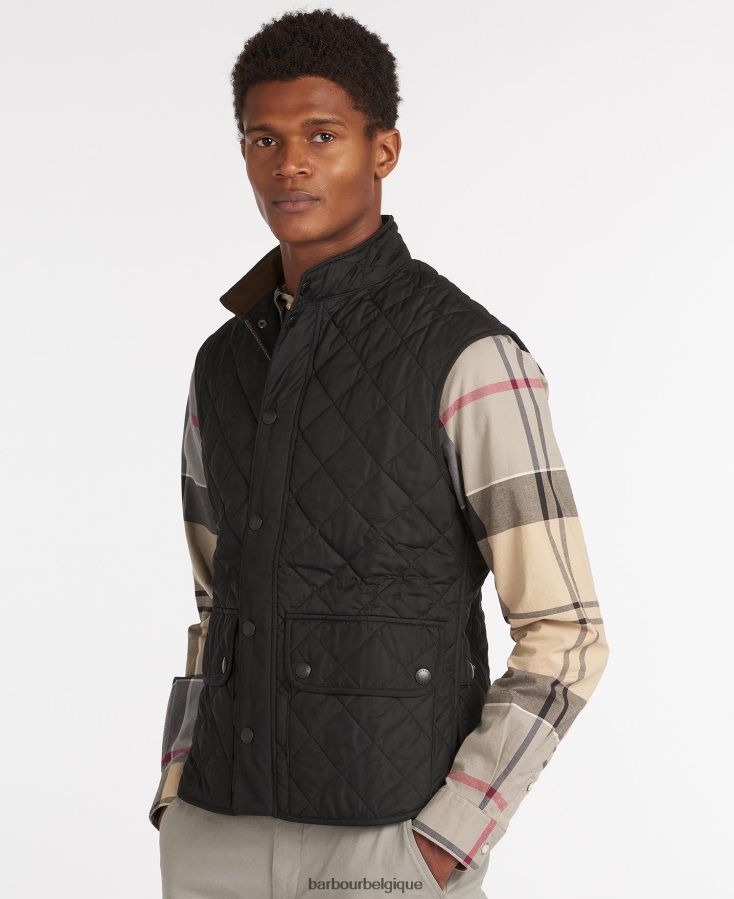 vêtements Barbour gilet low-dale noir Hommes T2L6ZP225