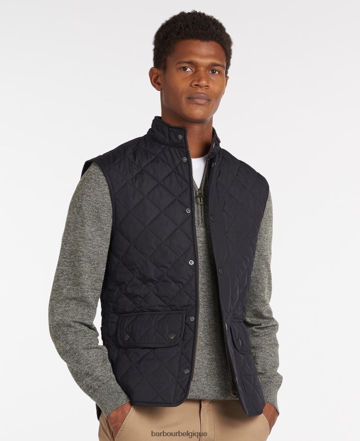 vêtements Barbour gilet low-dale noir Hommes T2L6ZP264