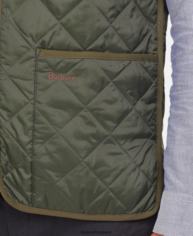 vêtements Barbour gilet matelassé/doublure zippée noir/moderne Hommes T2L6ZP2321