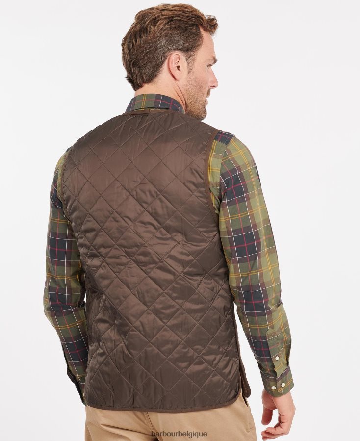 vêtements Barbour gilet matelassé/doublure zippée rustique/silencieux Hommes T2L6ZP2328
