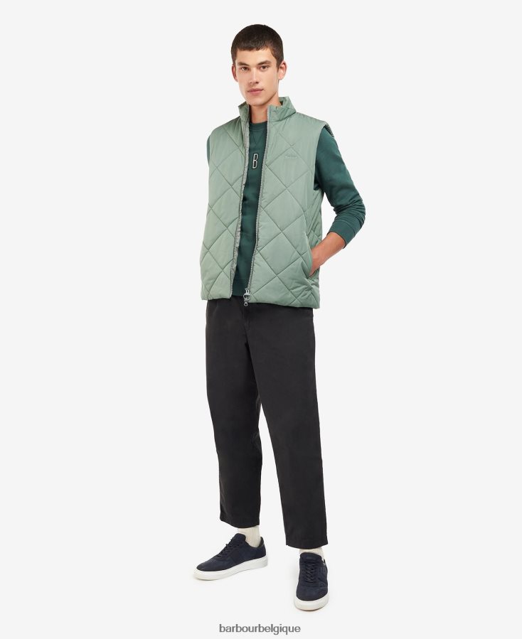 vêtements Barbour gilet matelassé finchley marine classique Hommes T2L6ZP244