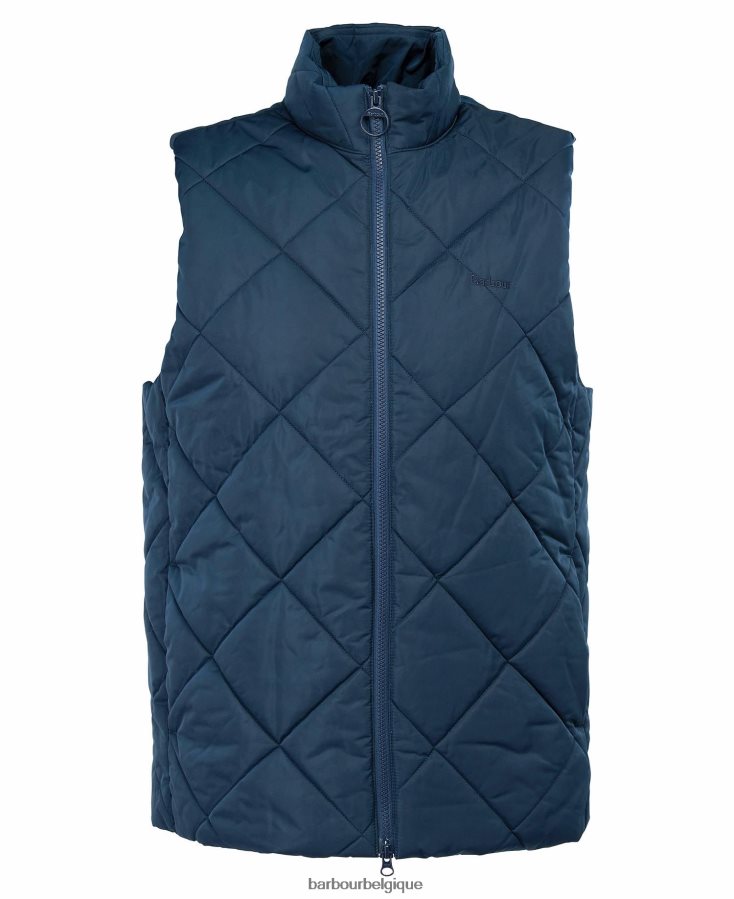 vêtements Barbour gilet matelassé finchley marine classique Hommes T2L6ZP251