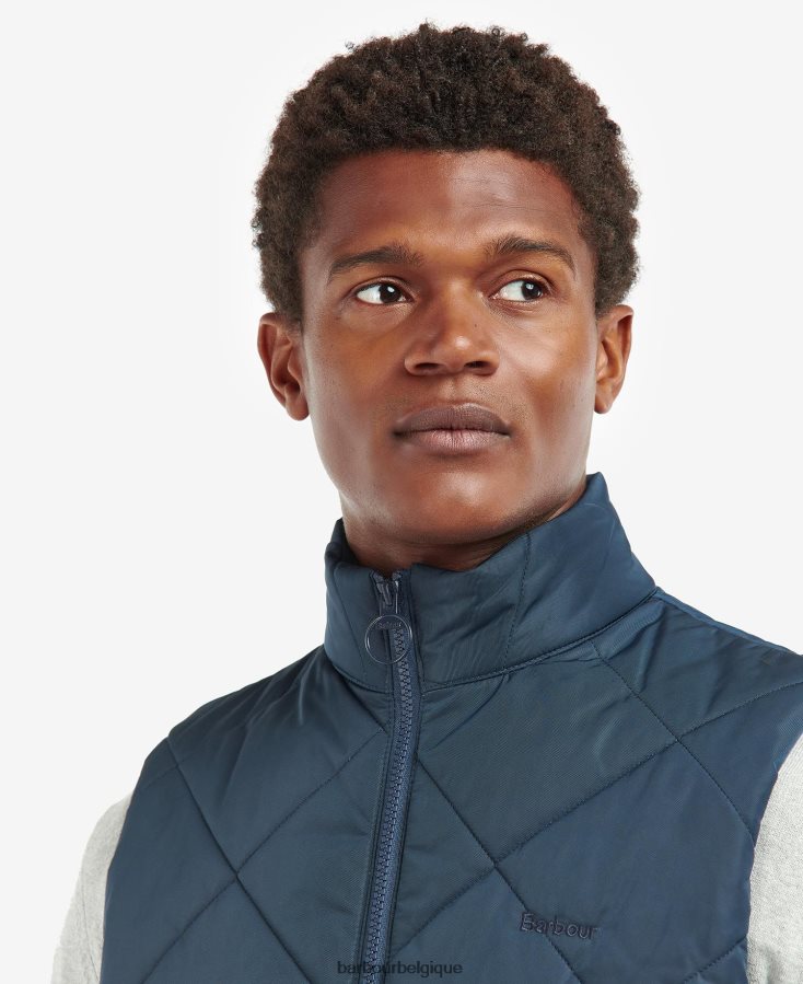 vêtements Barbour gilet matelassé finchley marine classique Hommes T2L6ZP251