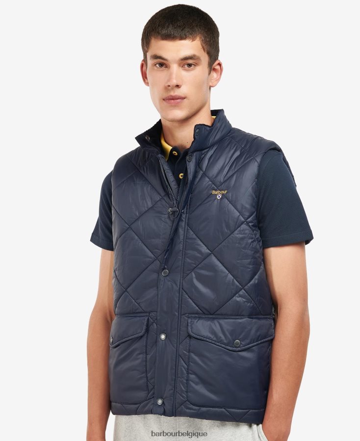 vêtements Barbour gilet matelassé templeton vert classique Hommes T2L6ZP254