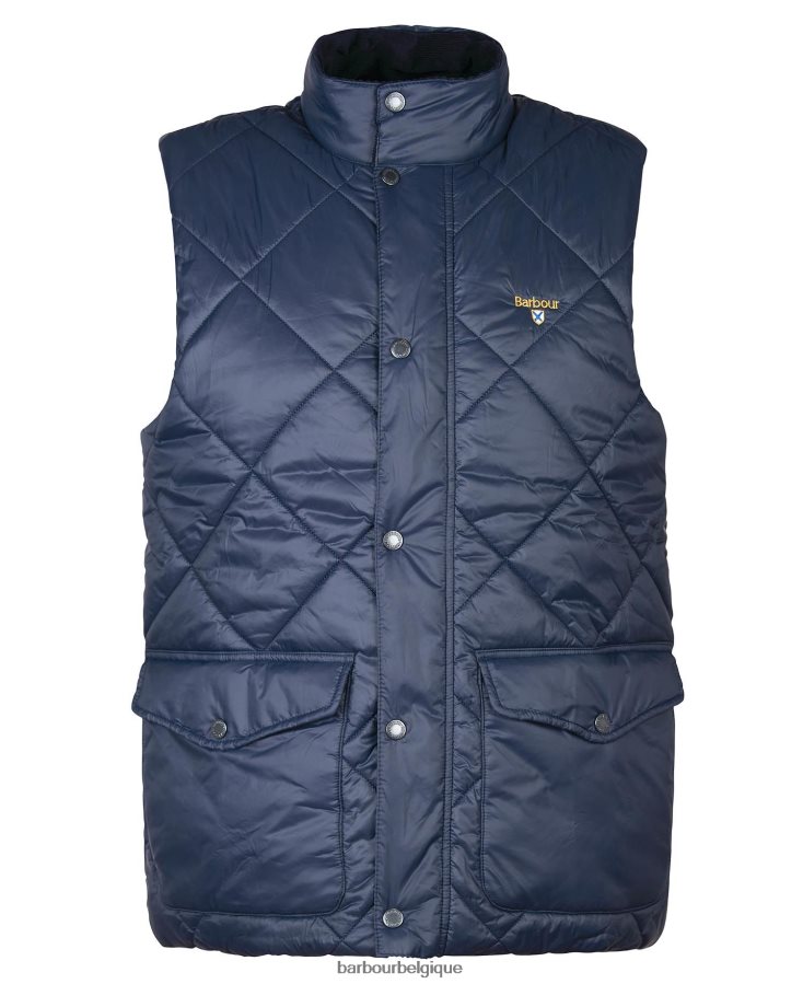 vêtements Barbour gilet matelassé templeton vert classique Hommes T2L6ZP254