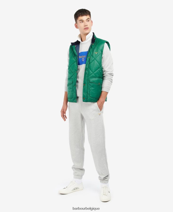 vêtements Barbour gilet matelassé templeton vert classique Hommes T2L6ZP274