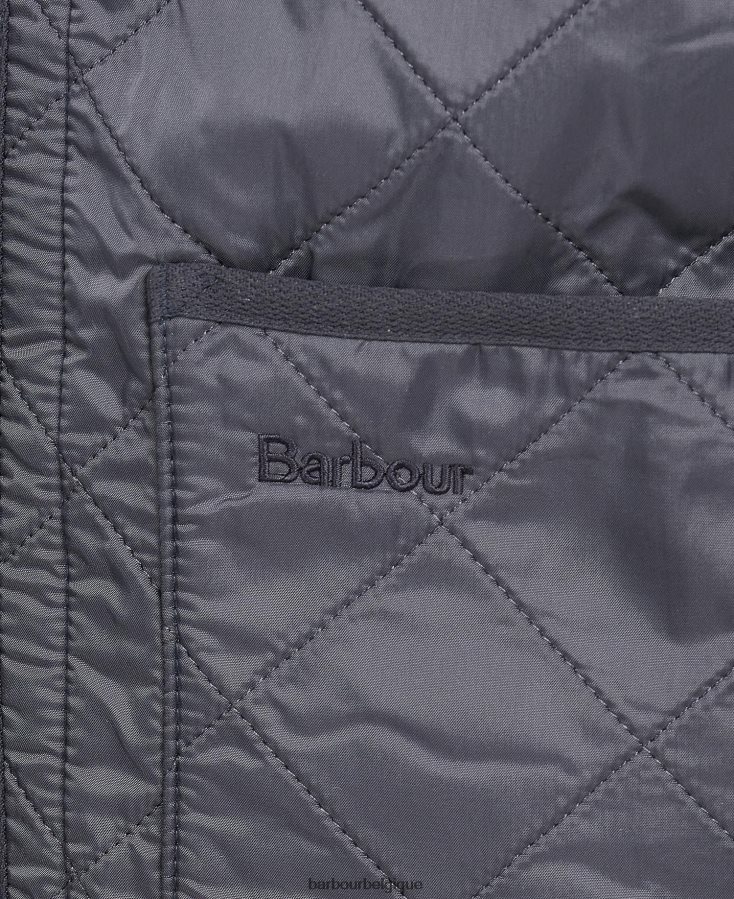 vêtements Barbour gilet polarquilt/doublure zippée noir Hommes T2L6ZP2326