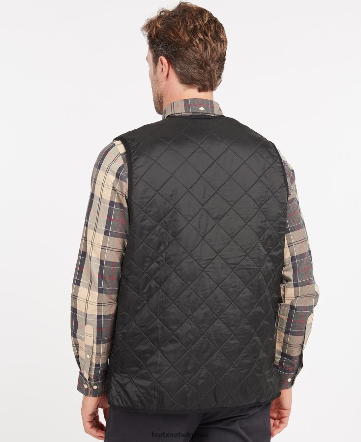 vêtements Barbour gilet polarquilt/doublure zippée noir Hommes T2L6ZP2334