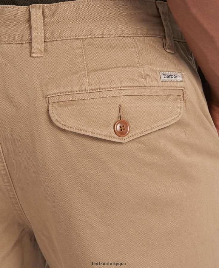 vêtements Barbour chino neuston en sergé marine Hommes T2L6ZP1140