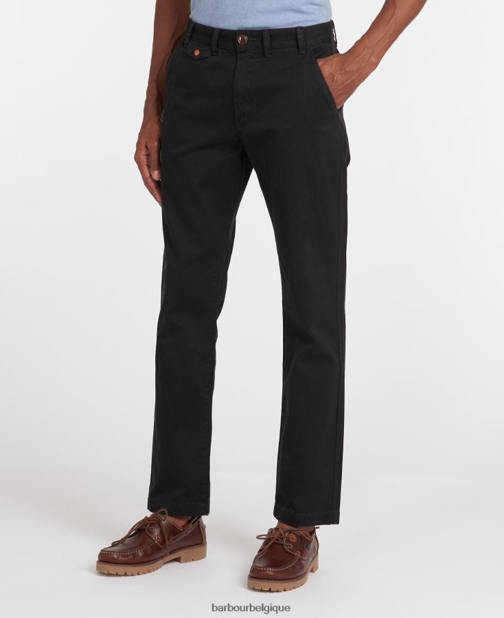 vêtements Barbour chino neuston en sergé vert lierre Hommes T2L6ZP1171