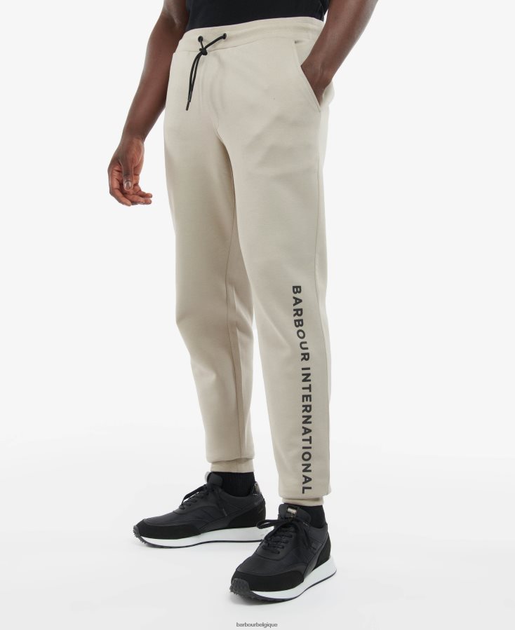 vêtements Barbour joggeurs kirk gris clair chiné Hommes T2L6ZP1180