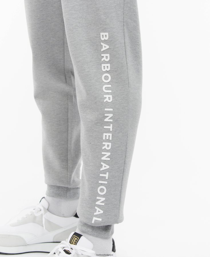 vêtements Barbour joggeurs kirk gris clair chiné Hommes T2L6ZP1181