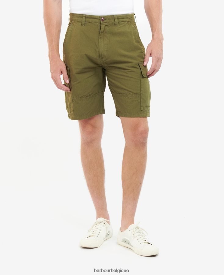 vêtements Barbour short cargo essentiel en ripstop vert lierre Hommes T2L6ZP1159