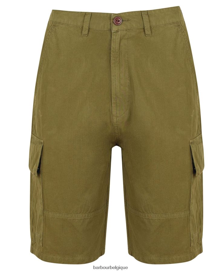 vêtements Barbour short cargo essentiel en ripstop vert lierre Hommes T2L6ZP1159