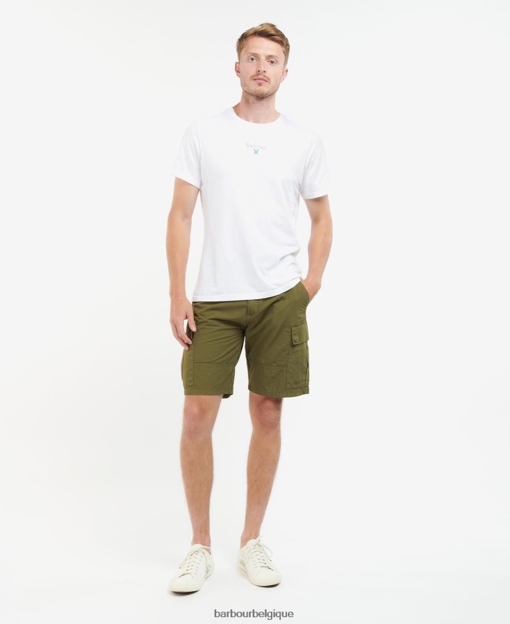 vêtements Barbour short cargo essentiel en ripstop vert lierre Hommes T2L6ZP1159