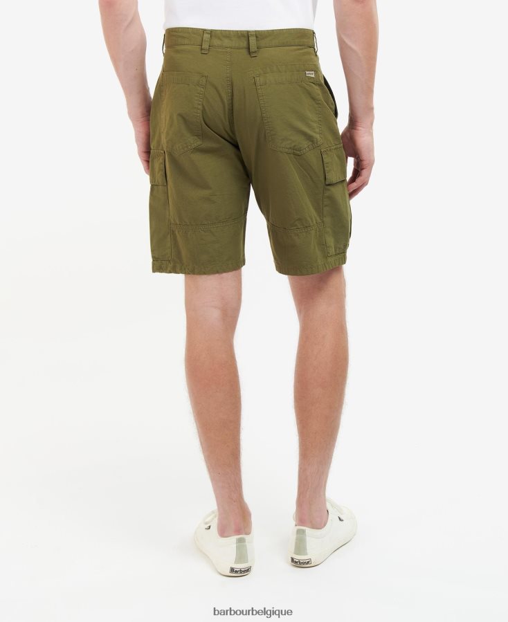 vêtements Barbour short cargo essentiel en ripstop vert lierre Hommes T2L6ZP1159