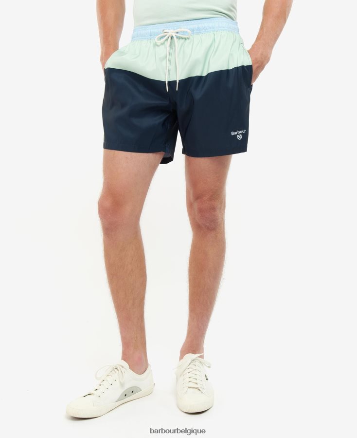 vêtements Barbour short de bain bicolore john ciel Hommes T2L6ZP1226