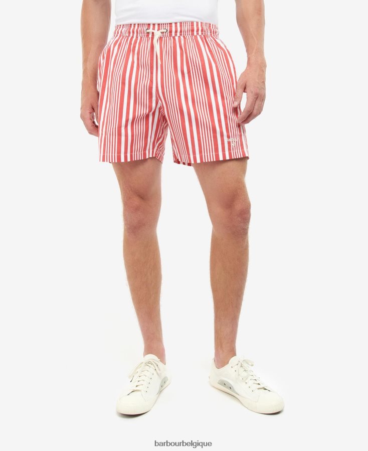 vêtements Barbour short de bain deckham rouge classique Hommes T2L6ZP1213