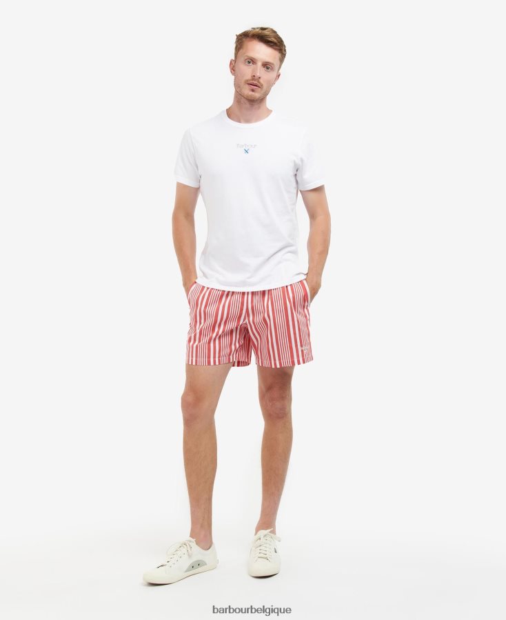 vêtements Barbour short de bain deckham rouge classique Hommes T2L6ZP1213