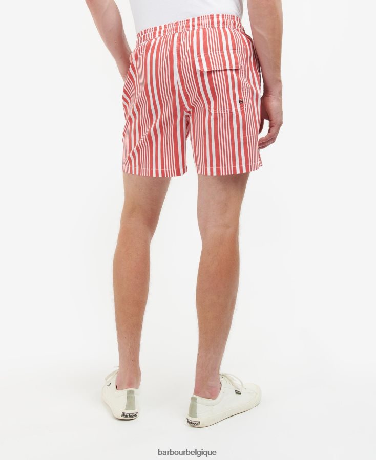 vêtements Barbour short de bain deckham rouge classique Hommes T2L6ZP1213