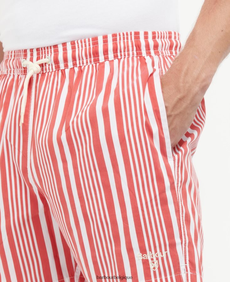 vêtements Barbour short de bain deckham rouge classique Hommes T2L6ZP1213