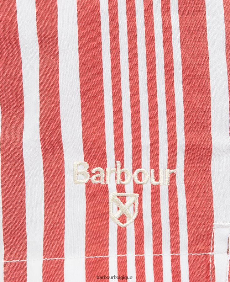 vêtements Barbour short de bain deckham rouge classique Hommes T2L6ZP1213