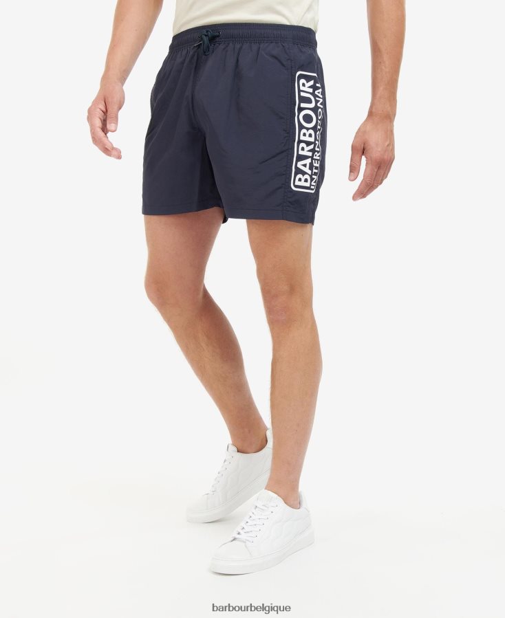 vêtements Barbour short de bain à grand logo ciel de nuit Hommes T2L6ZP1195