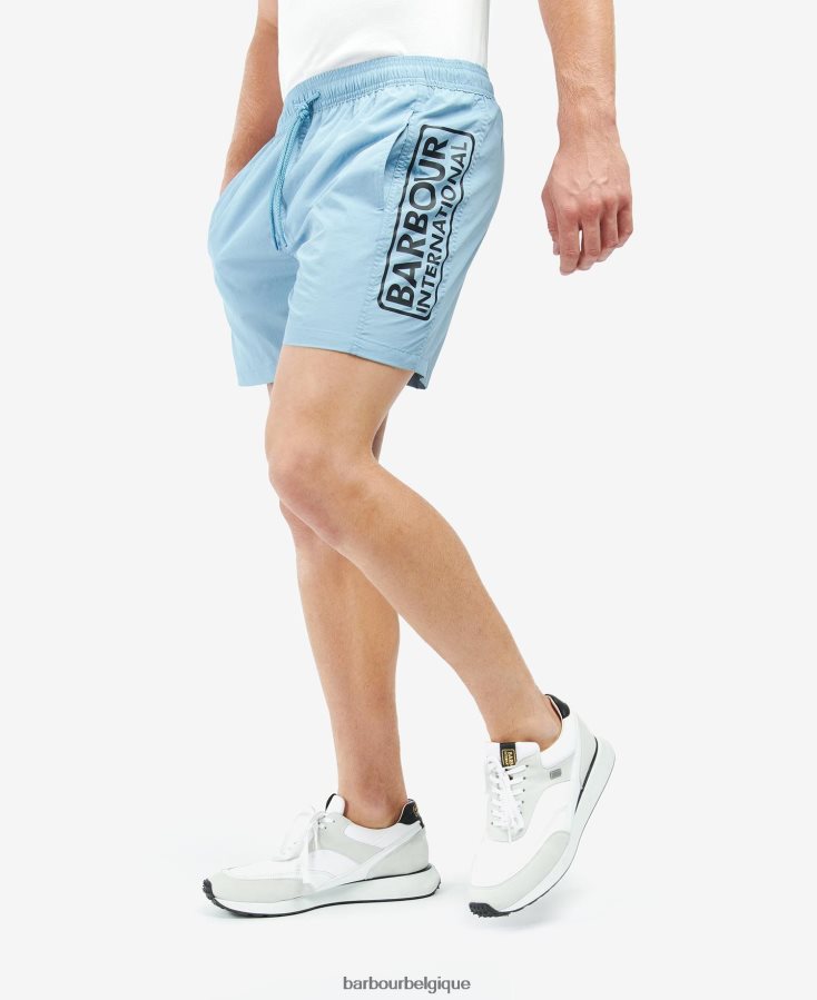 vêtements Barbour short de bain à grand logo ciel de nuit Hommes T2L6ZP1228