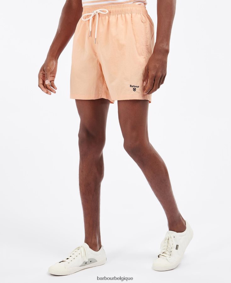vêtements Barbour short de bain à logo essentiel sables coralliens Hommes T2L6ZP1212
