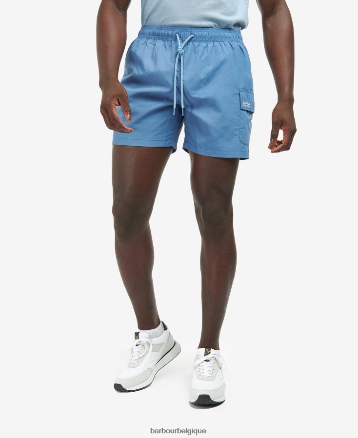 vêtements Barbour short de bain à poche horizon bleu Hommes T2L6ZP1192