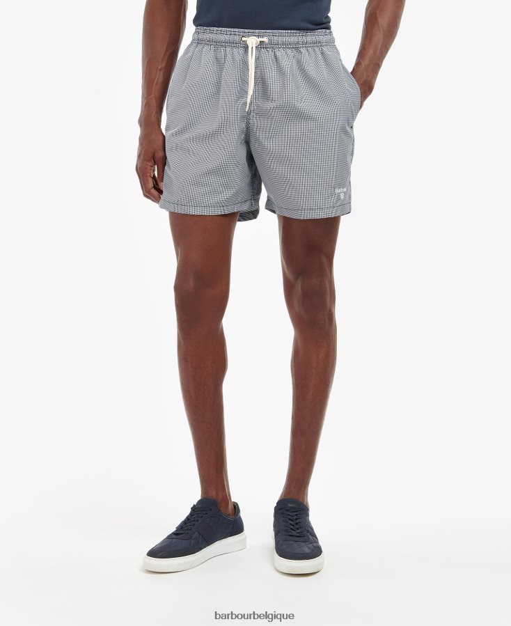 vêtements Barbour short de bain vichy rouge classique Hommes T2L6ZP1219