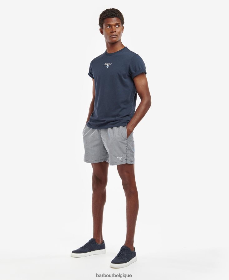 vêtements Barbour short de bain vichy rouge classique Hommes T2L6ZP1219