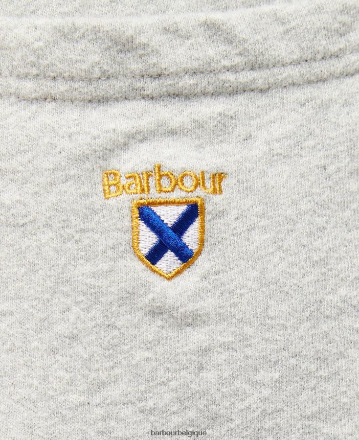 vêtements Barbour short de survêtement newnham gris chiné Hommes T2L6ZP1182