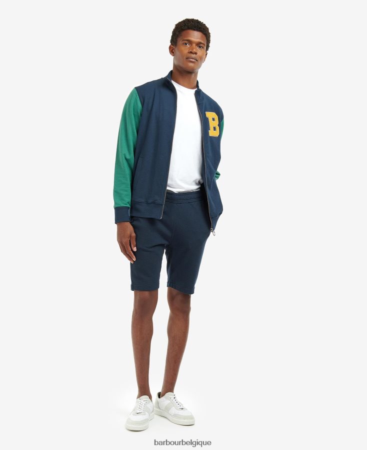 vêtements Barbour short de survêtement newnham gris chiné Hommes T2L6ZP1229