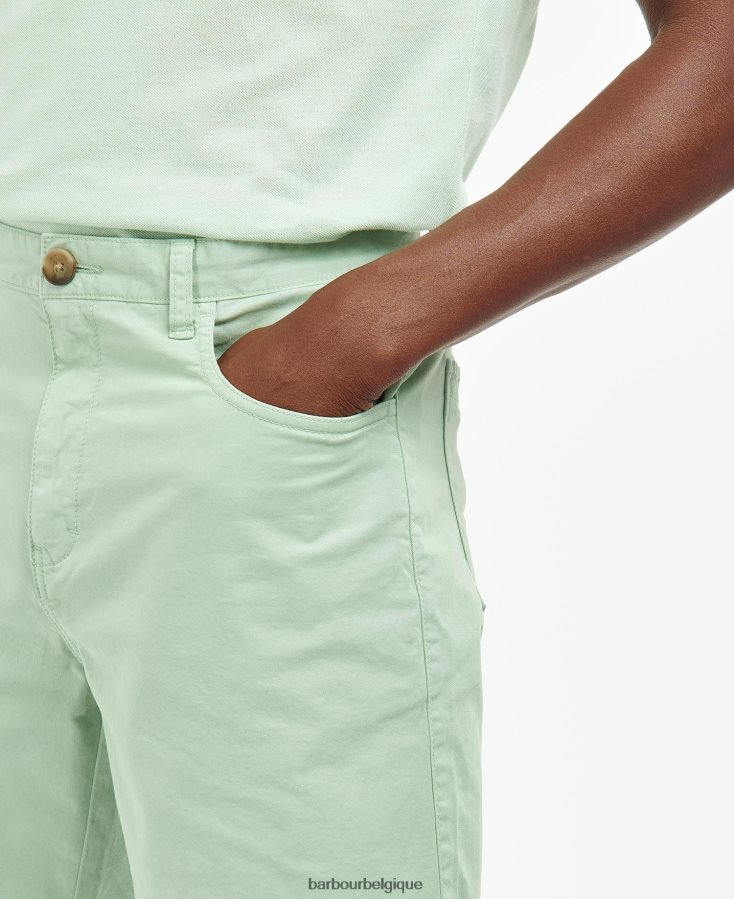 vêtements Barbour short en sergé bleu lavé Hommes T2L6ZP1177