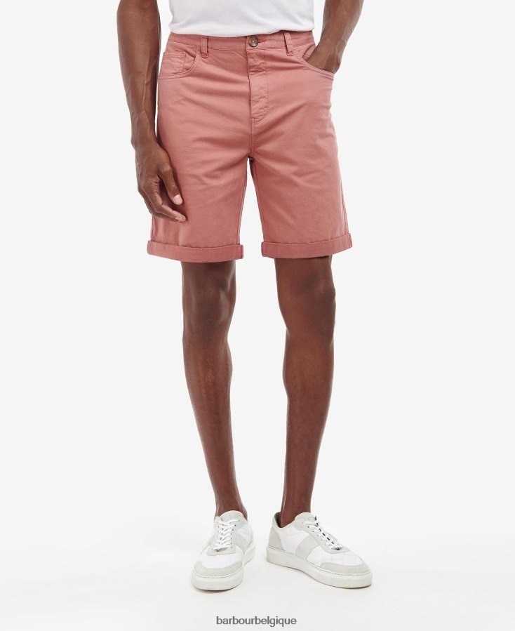 vêtements Barbour short en sergé bleu lavé Hommes T2L6ZP1235