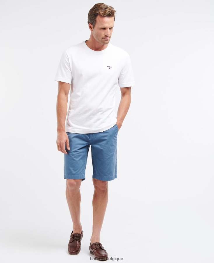 vêtements Barbour short neuston en sergé forcer le bleu Hommes T2L6ZP1158
