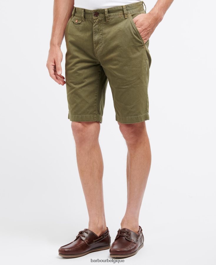 vêtements Barbour short neuston en sergé forcer le bleu Hommes T2L6ZP1173