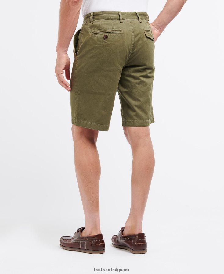 vêtements Barbour short neuston en sergé forcer le bleu Hommes T2L6ZP1173