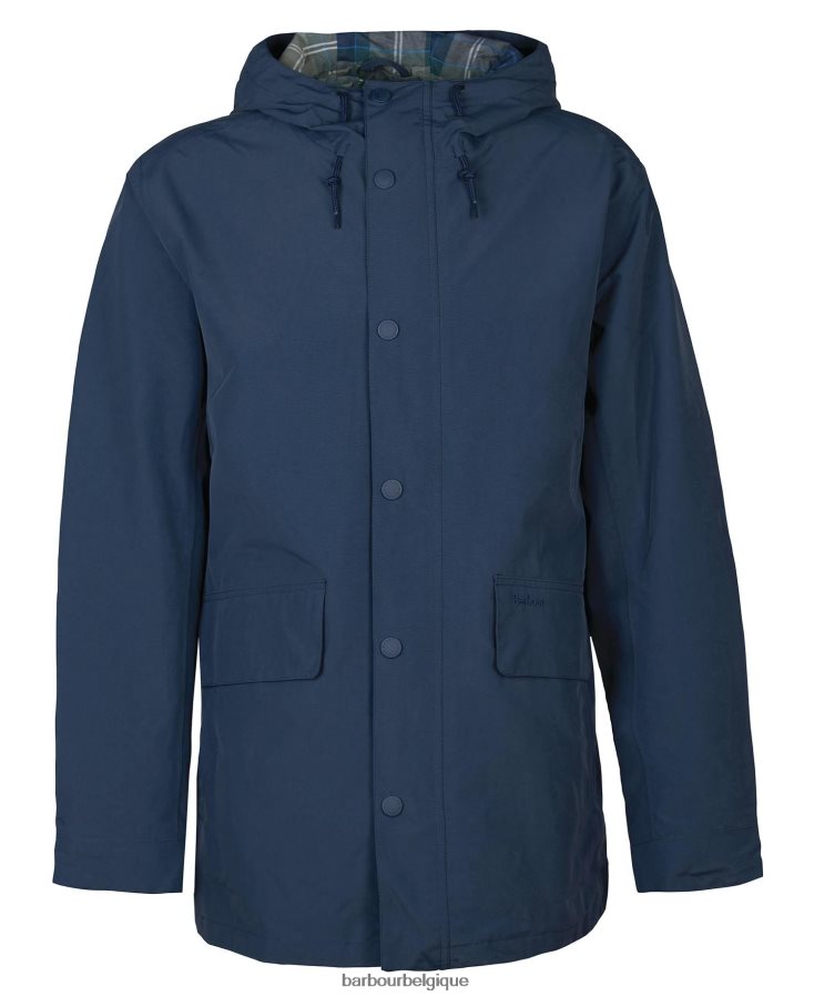 vêtements Barbour Parka imperméable Summer City marine classique Hommes T2L6ZP171