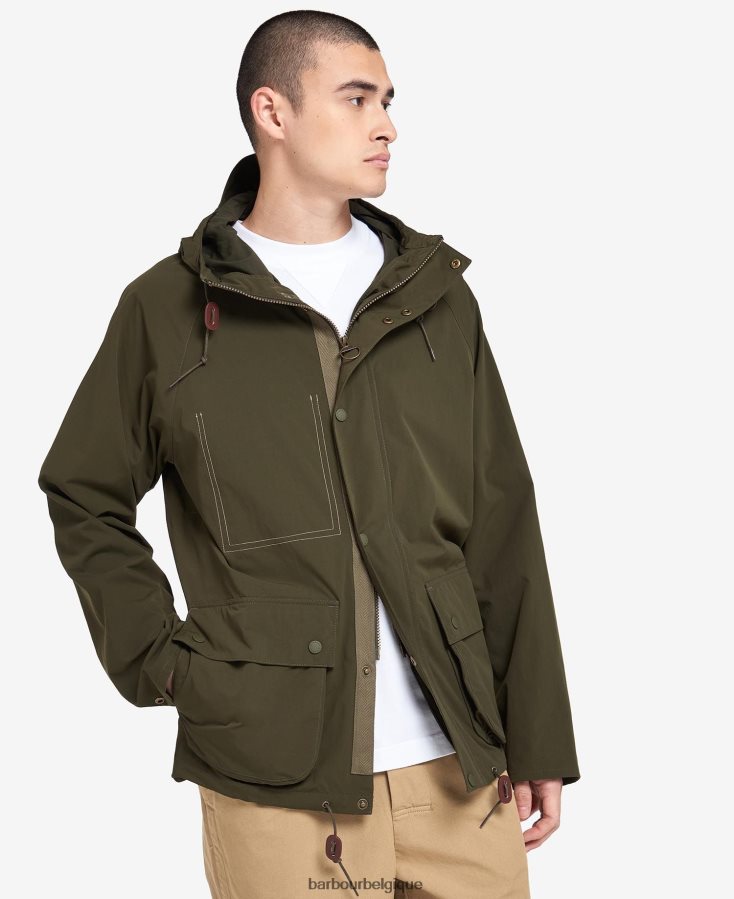 vêtements Barbour manteau de parka de terrain tranchée Hommes T2L6ZP172